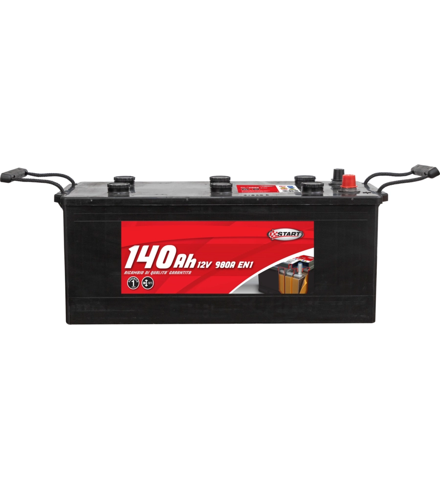 Batteria per autocarro e trattori 140ah 12v 980a polo positivo sinistro